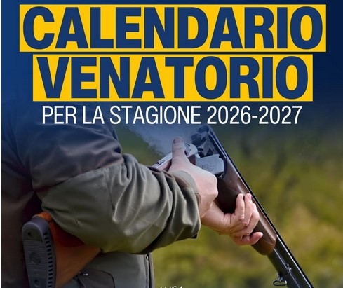 Calendario venatorio relativo allintero territorio regionale per la stagione 2026/2027