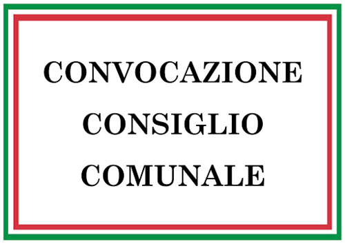 Convocazione Consiglio Comunale per il giorno 28 luglio ore 20.00